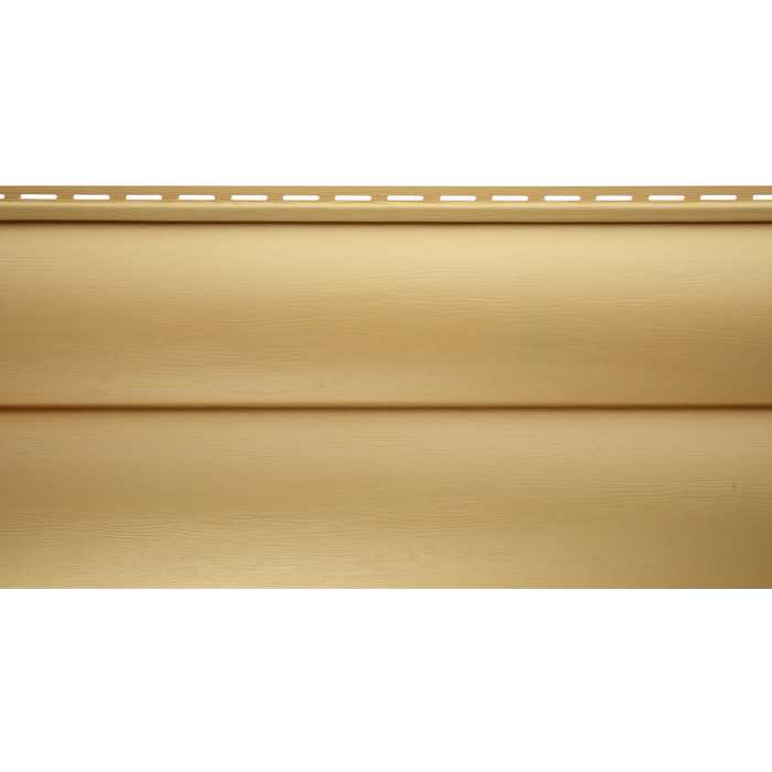 Виниловый сайдинг Альта-Профиль БЛОКХАУС Золотистый 3100x320x1.1